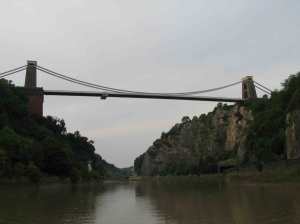 Looking back down the Avon Gorge