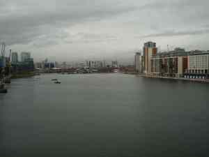A commanding view of London from the 'flying' bridge