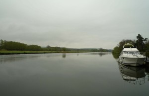 The view downstream of the 'Beetle and Wedge' moorings
